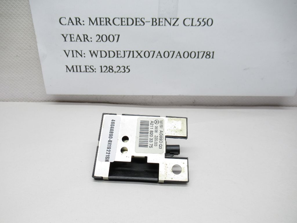 07-09 Mercedes CL-CLASS Bletooth Antenna Control Module A2118203375 OEM