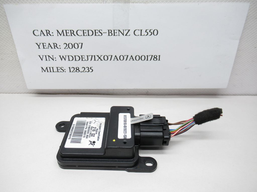 07-10 Mercedes CL550 Seat Occupancy Control Module 2168203226 OEM