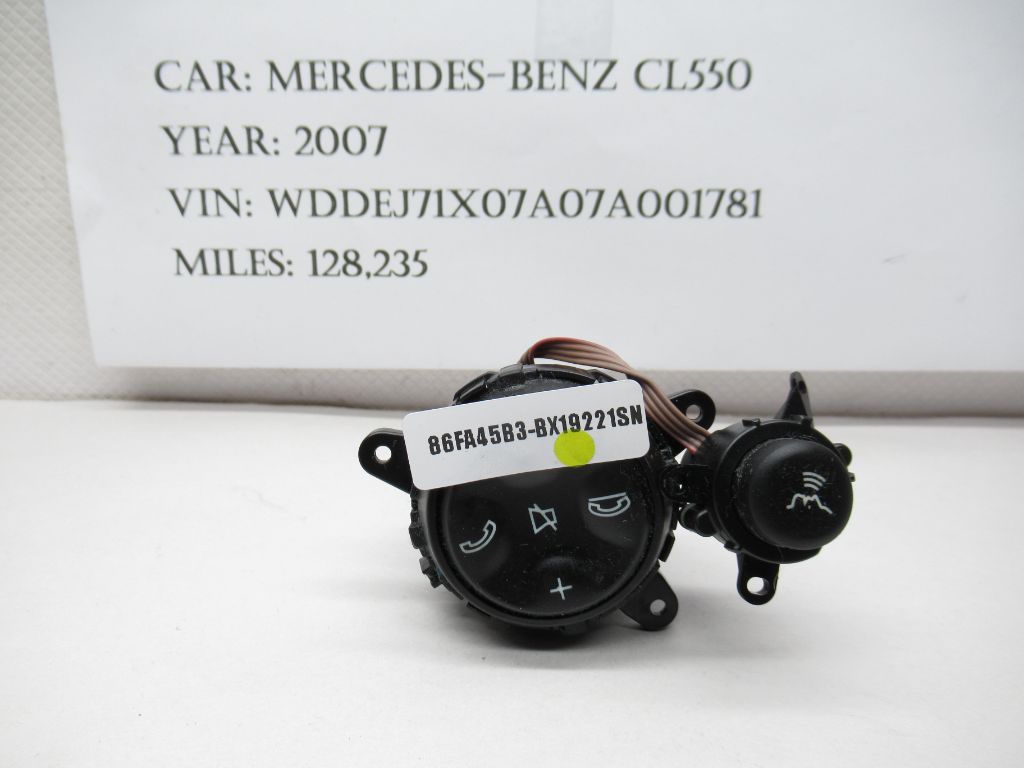 07-10 Mercedes CL-CLASS Steering Wheel Switch Control 2218210551 OEM