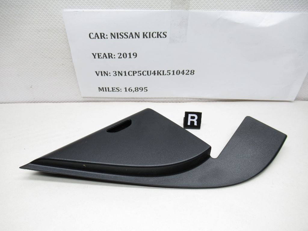 2018-2024 Nissan Kicks Right Door Mirror Trim Ring Bolt Cover 802925RF2A OEM