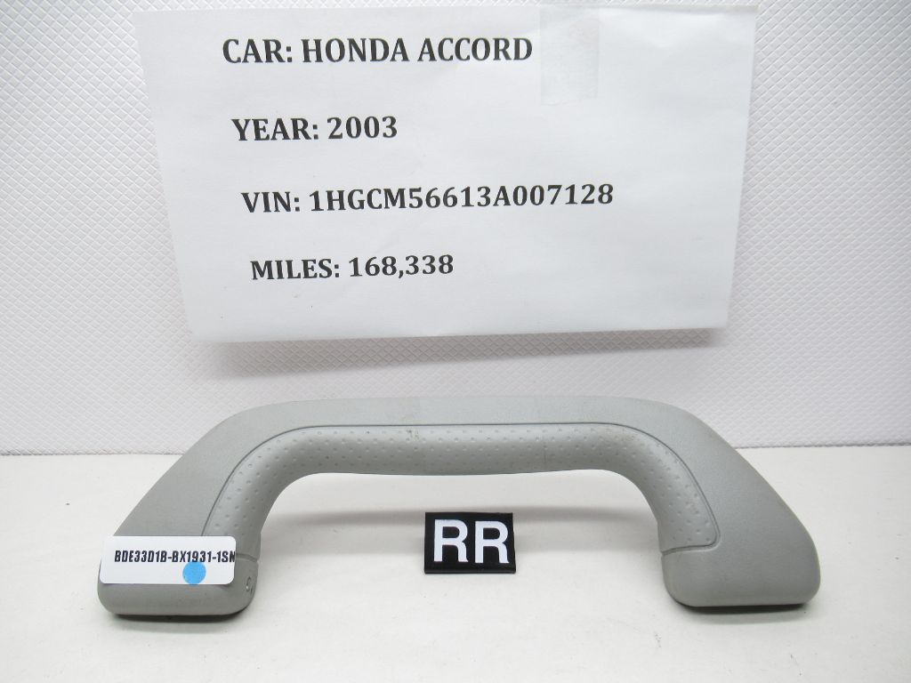 2003-2007 Honda Accord Rear Right Side Roof Inner Grab Grip Handle OEM