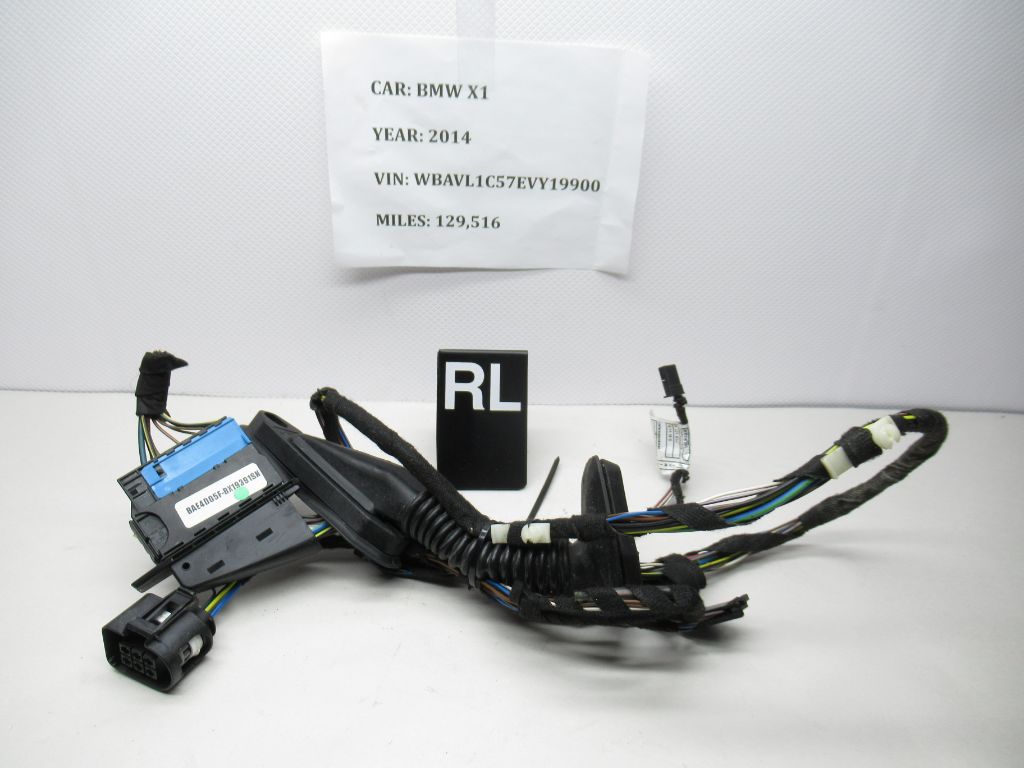 2013-2015 BMW X1 Rear Left Wiring Harness 11107811 OEM