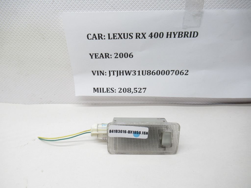 2006-2008 LEXUS RX400h Overhead Reading Lamp OEM