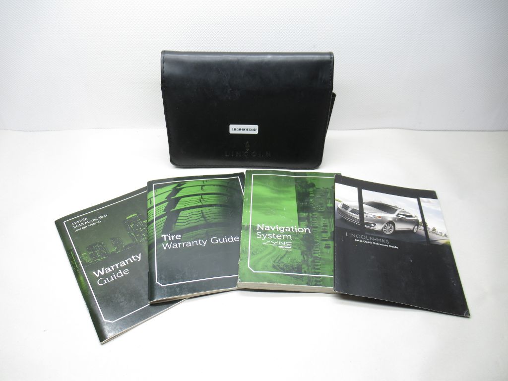 2012 Lincoln MKS Owners Manual Navigation Book Set OEM