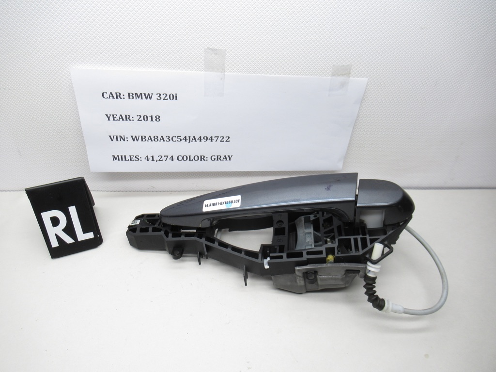 2013-2018 BMW 320i  Rear Left Driver Side Exterior Door Handle 51227332267 OEM