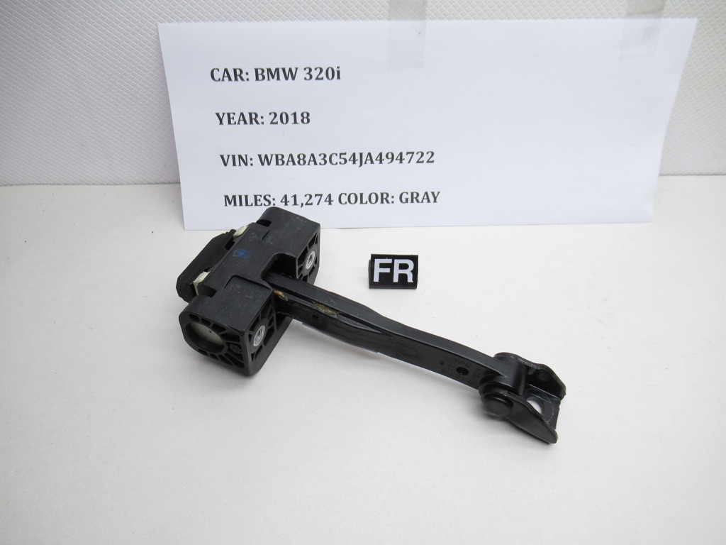 13-18 BMW 320i  Front Right Side Door Hinge Check Strap Stopper 51217311339 OEM
