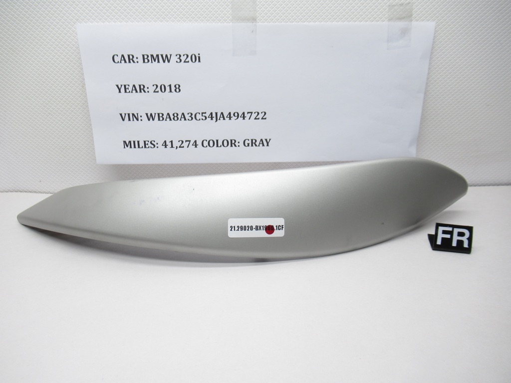 2013-2018 BMW 320i Front Right Pull Handle Trim Cover Molding 51418054948 OEM