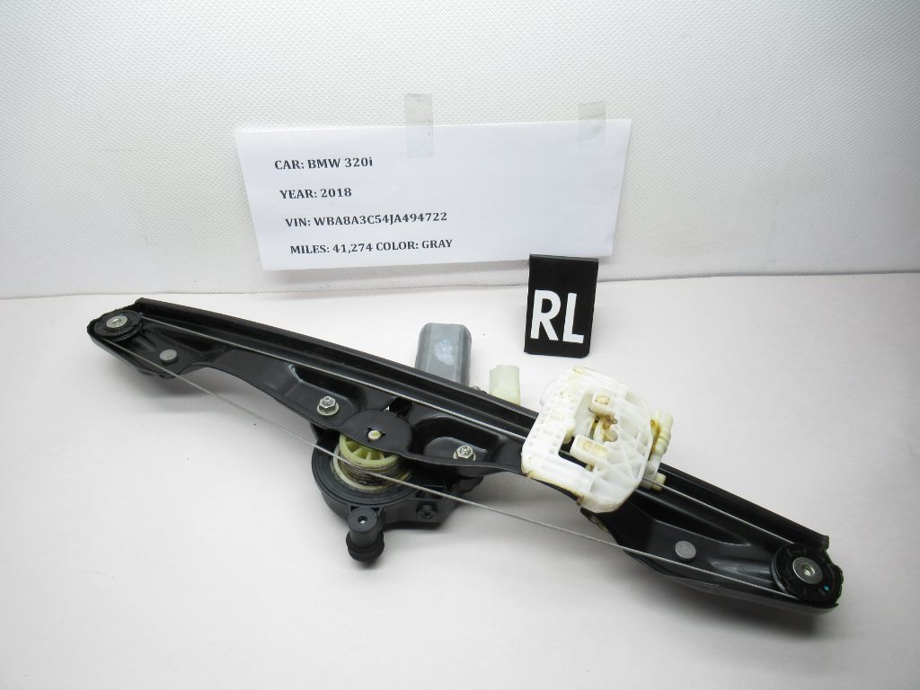 2013-2018 BMW 320I Rear Left Window Regulator W/ Motor M14647-PD1 OEM