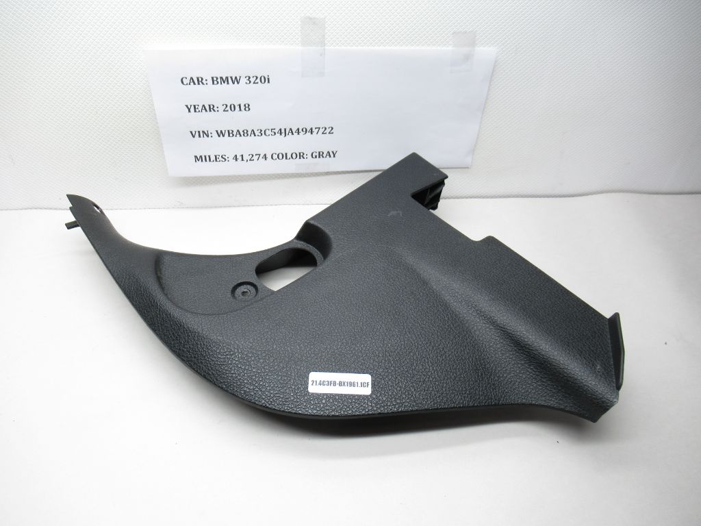 2013-2018 BMW 320I Front Left Kick Door Plate Cover Trim 7221903 OEM