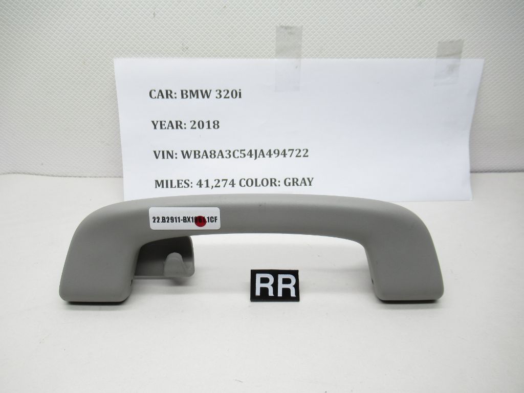 2013-2018 BMW 320I Rear Right Side Roof Grab Handle 7495616 OEM