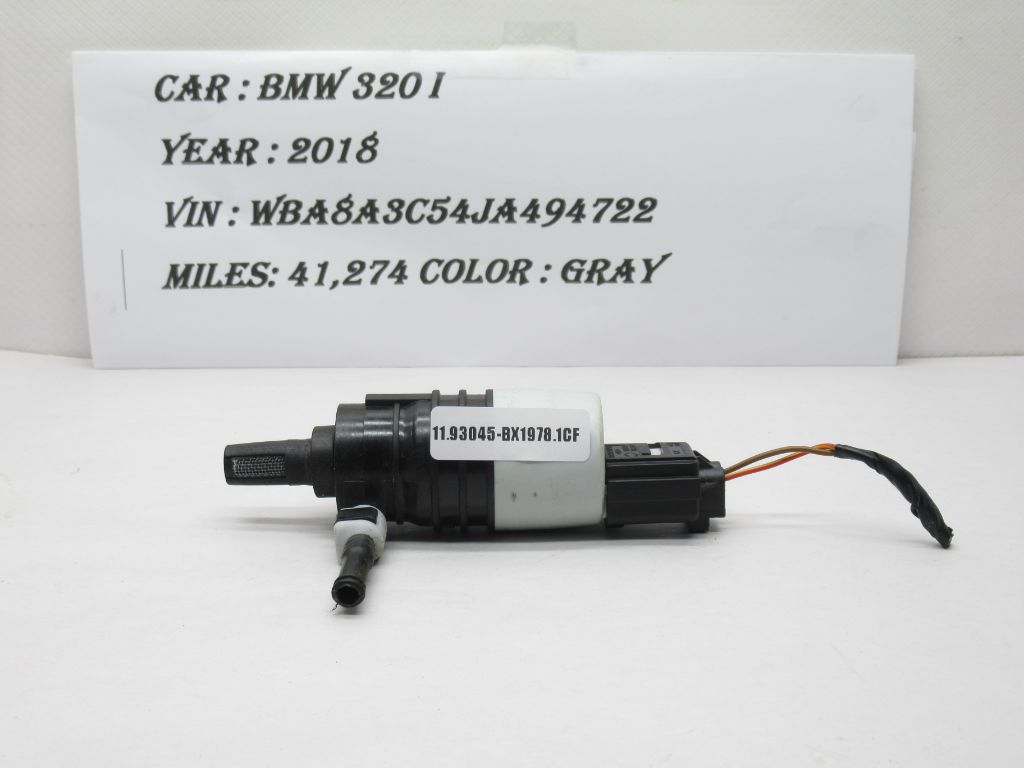 2012-2021 BMW 320I Windshield Washer Pump 7298309 OEM