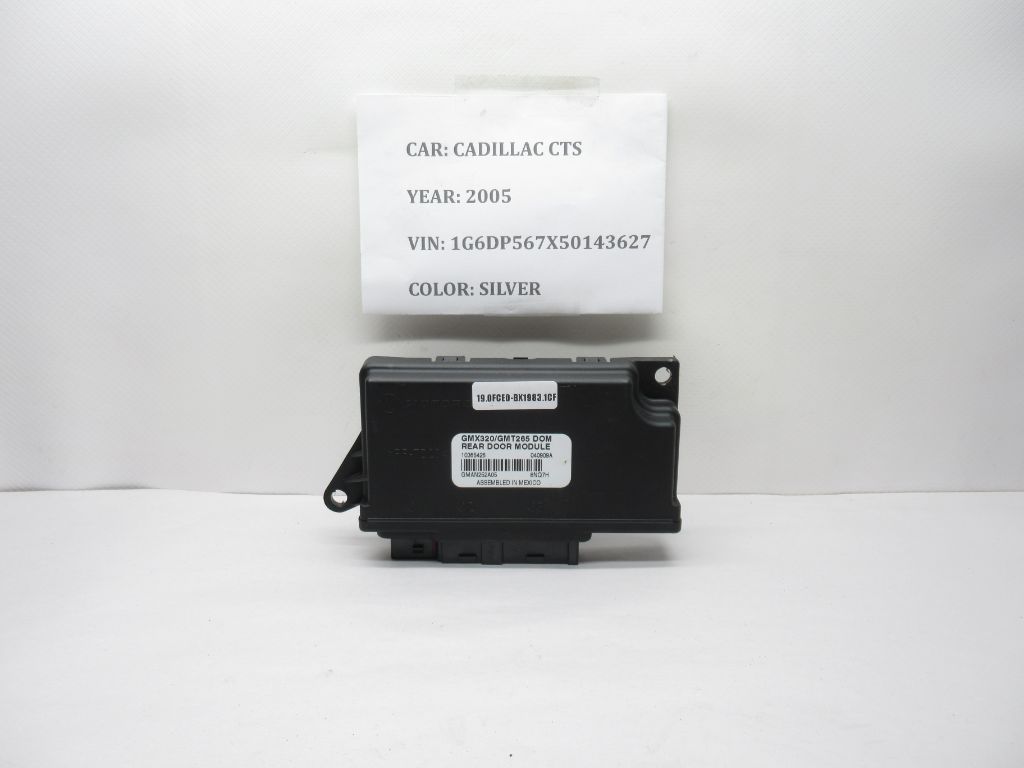 2003-2007 Cadillac CTS Rear Right Door Module Computer 10365426 OEM