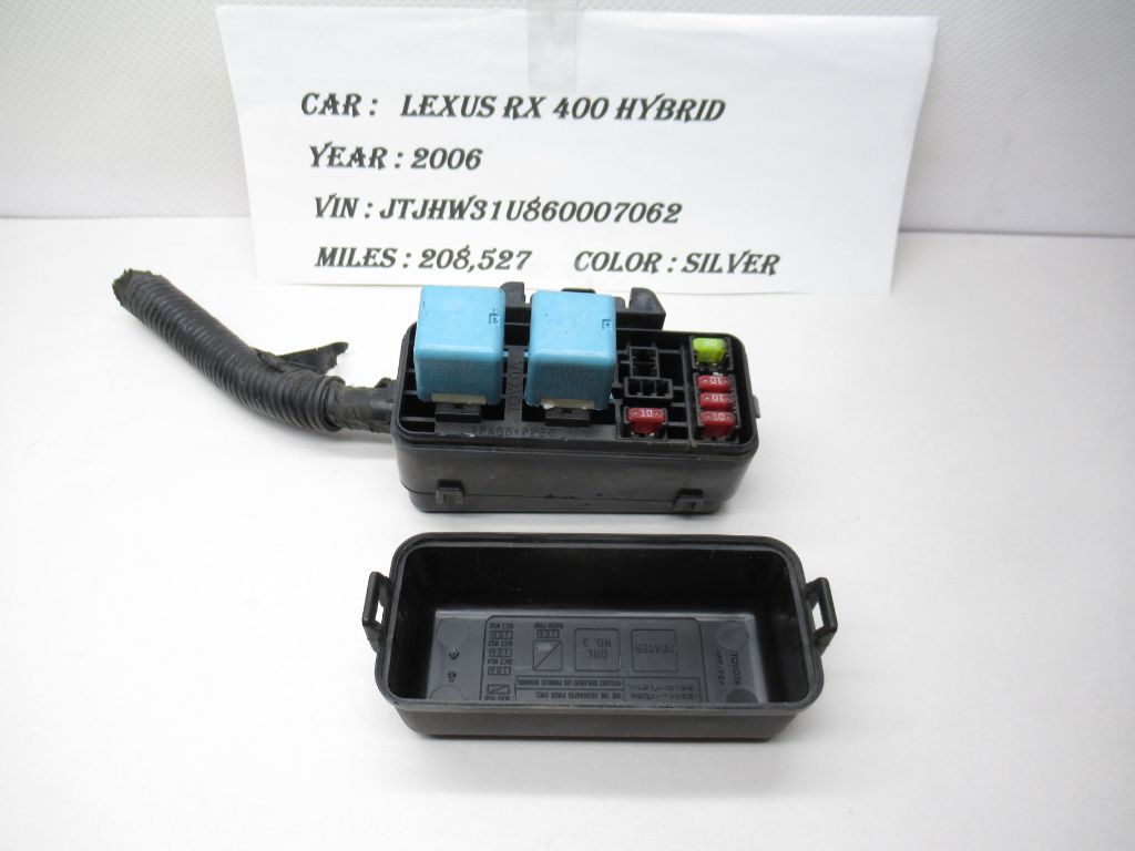 06-08 Lexus RX400H Under Hood Fuse & Relay Box Terminal 82741-48050 OEM