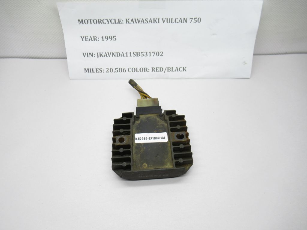 94-95 Kawasaki Vulcan 750 Voltage Regulator Rectifier SH650A-12 OEM