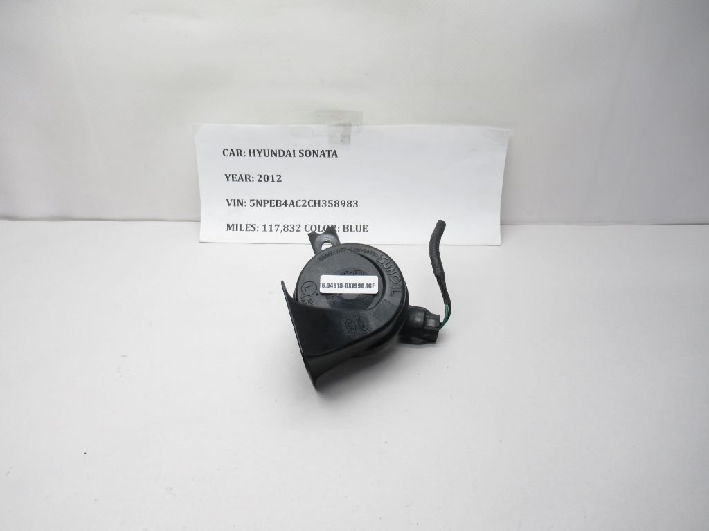 2011 - 2014 Hyundai Sonata Low Tone Pitch Alarm Horn Signal 96611-2R000 OEM