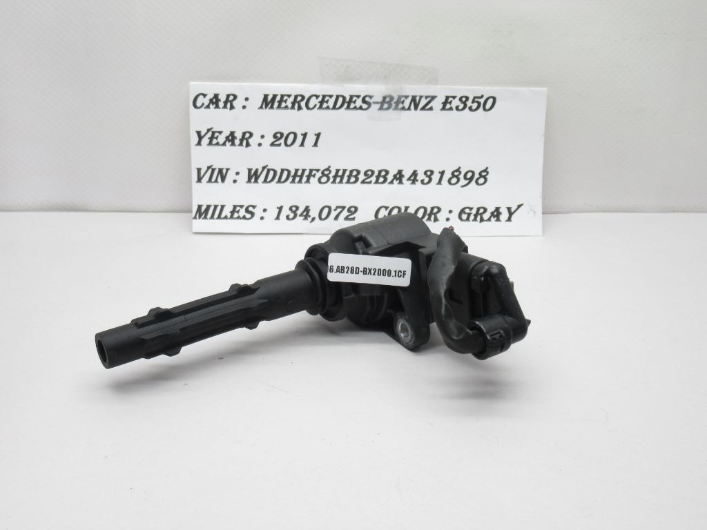 2011-2012 Mercedes E-CLASS E350 Ignition Coil W/ Connector A0001502780 OEM