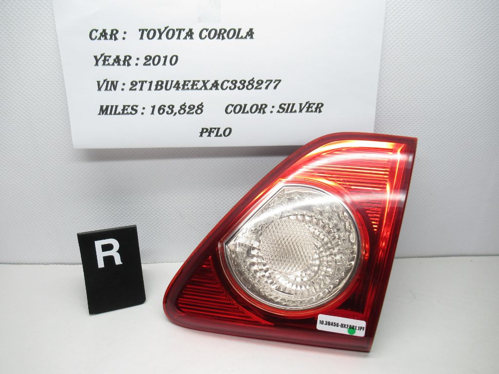 2009-2013 Toyota Corolla Rear Right Tail Light Lamp 81581-02190  OEM