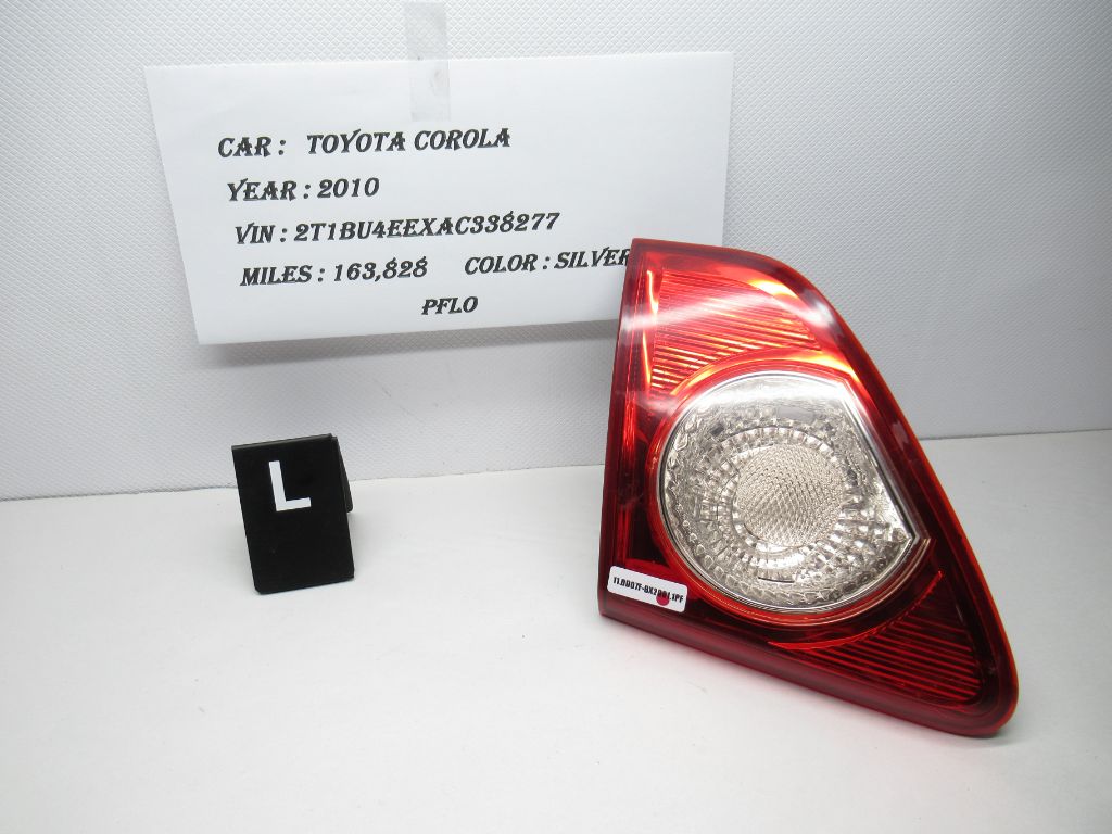 2009-2013 Toyota Corolla Rear Left  Tail Light Lamp  81591-02190 OEM