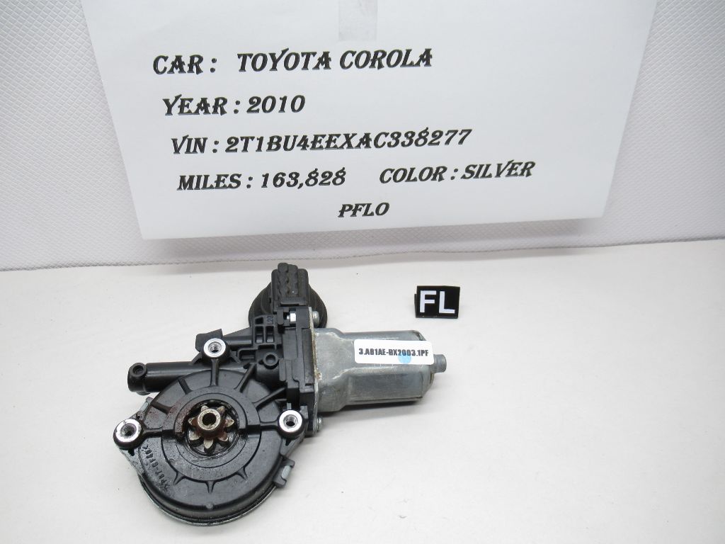 2009-2013 Toyota Corolla Front Left Door Window Motor 85720-AE010 OEM