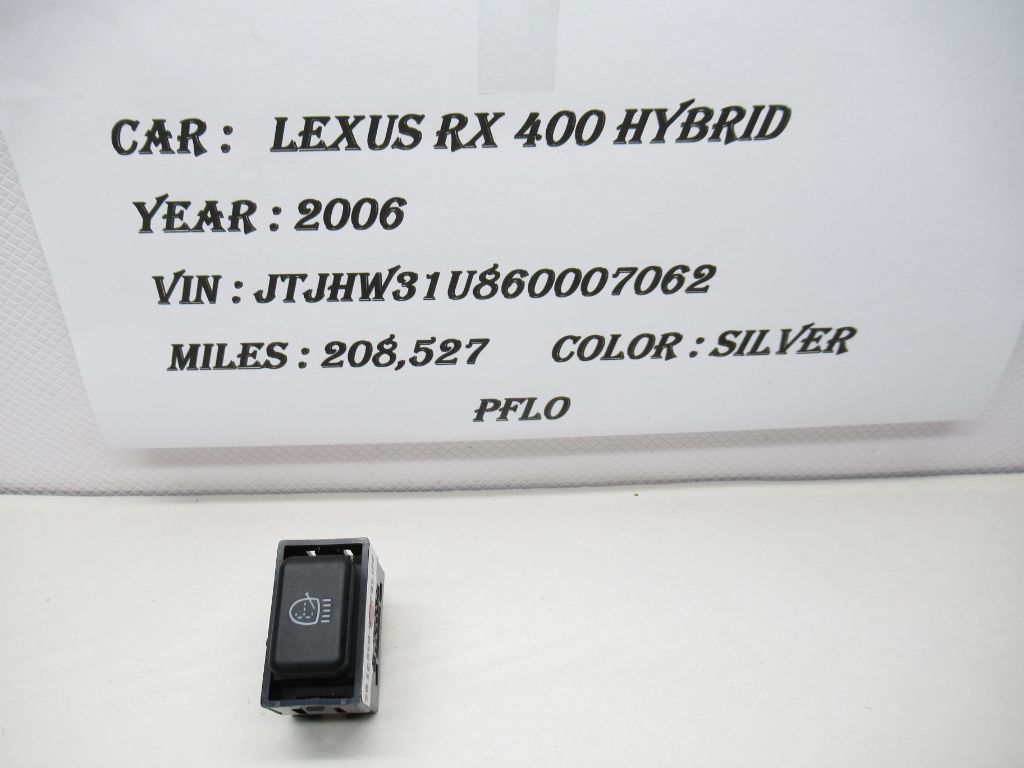 2006 Lexus RX 400 Hybrid Headlight Wash Switch 15A607 OEM