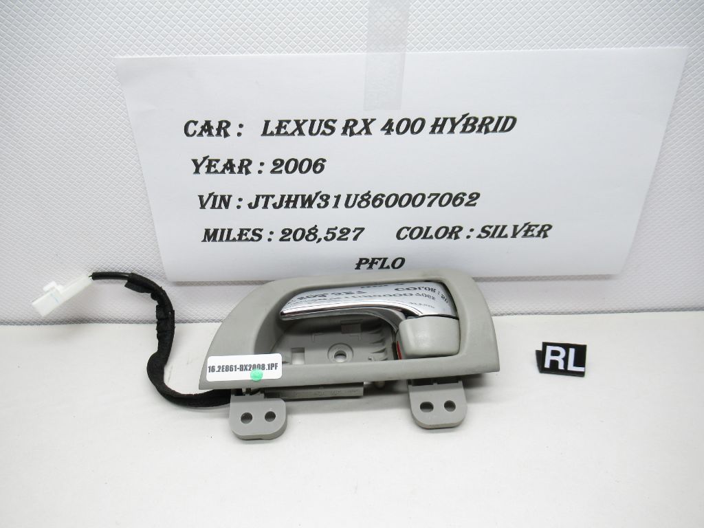 2004-2009 Lexus RX400 Hybrid Rear Left Interior Door Handle 69208-48010-B0 OEM