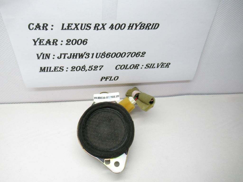 2006-2008 Lexus RX400 Hybrid Dashboard Audio Tweeter Speaker 86160-0E060 OEM