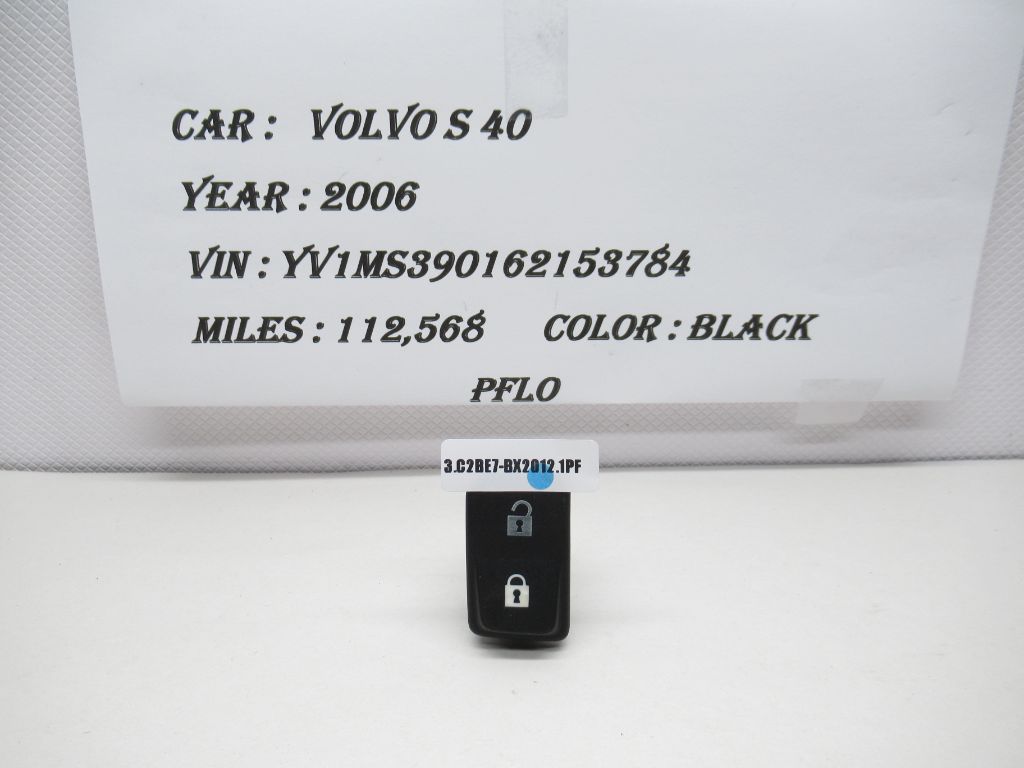 06-07 VOLVO  S40 V50 Front Door Lock Switch Button 30669957 OEM