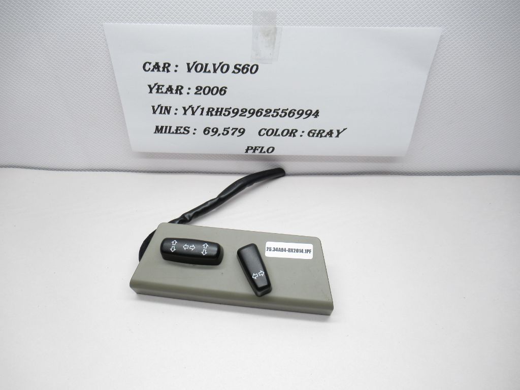05-14 Volvo S60 Driver Power Seat Memory Control Switch Panel 39993745 OEM