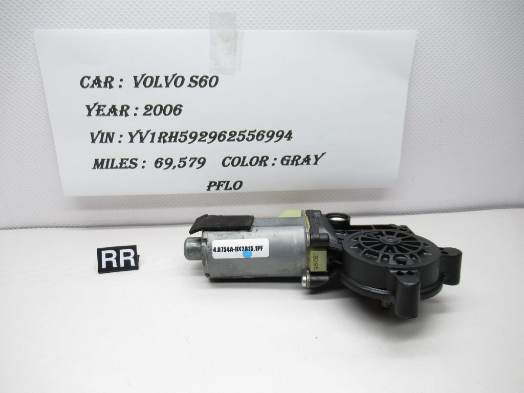 06-07 VOLVO S60 Right Rear Window Motor 130821761 OEM
