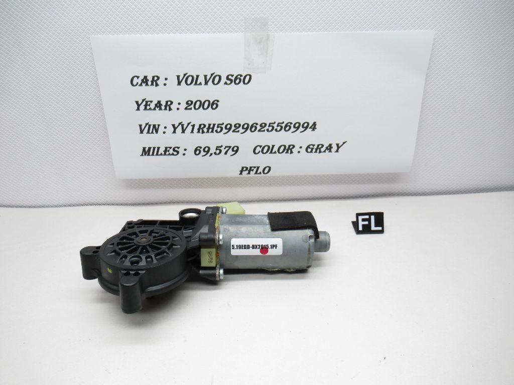 06-07 VOLVO S60 Front Right Window Motor 130821761 OEM