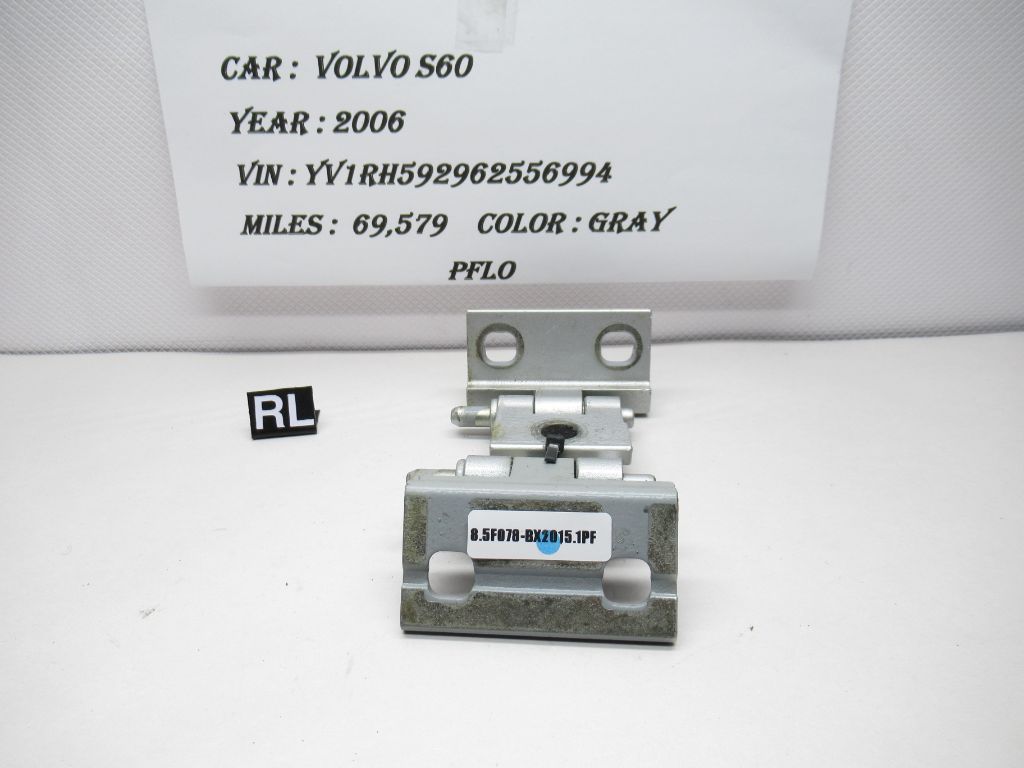 2001-2007 VOLVO S60 Rear Left Door Hinges Pair OEM