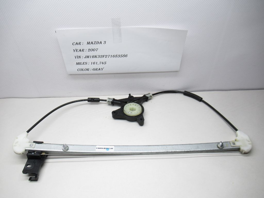 2007 - 2009 Mazda 3 Rear Door Window Regulator OEM