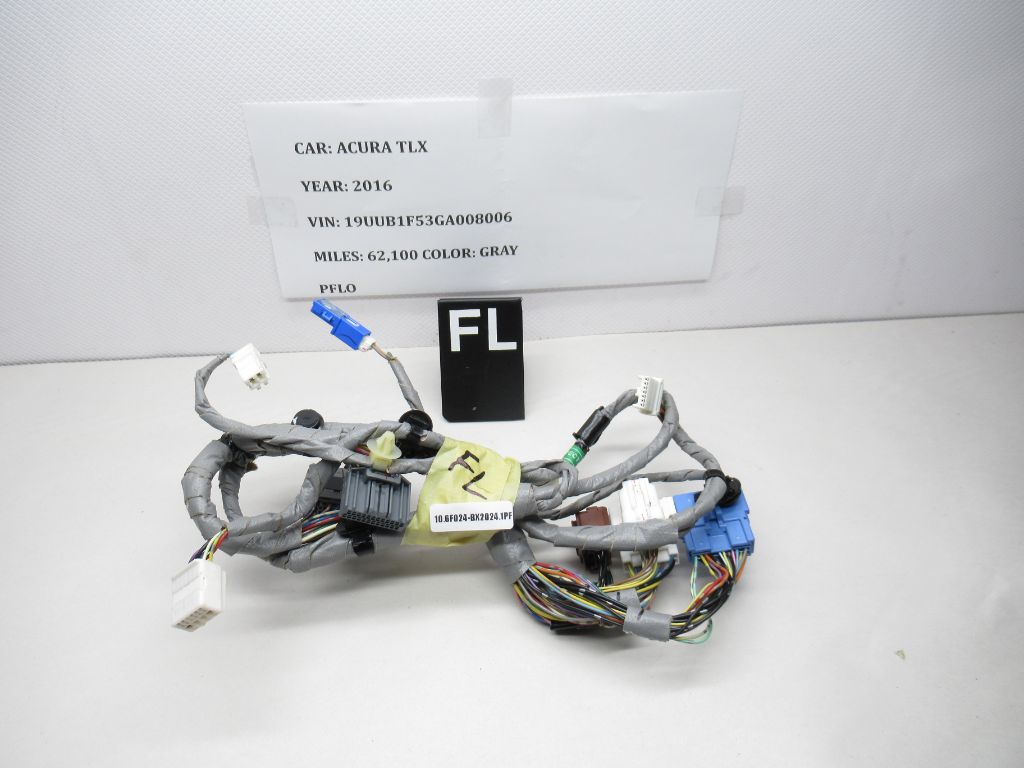16 Acura TLX Front Left Door Wire Harness Door Panel Driver 32758-TZ3-A002 OEM