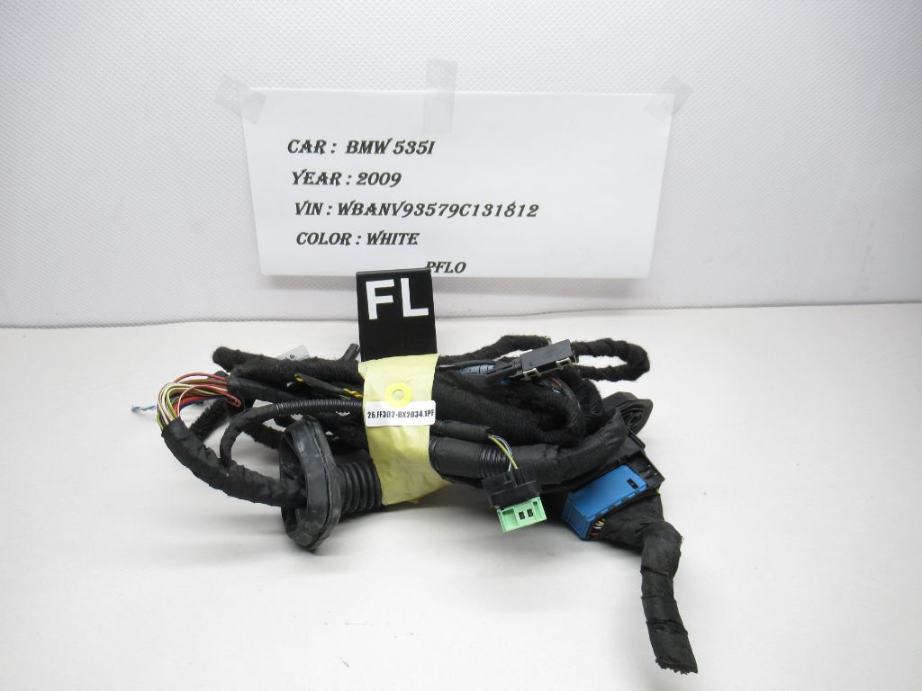 2008-2010 BMW 535i xDrive Front Left Side Door Wiring Wire Harness 9175871 OEM