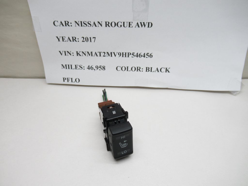 17-18 Nissan Rogue AWD Seat Heat Switch 25500-3Ta1a OEM