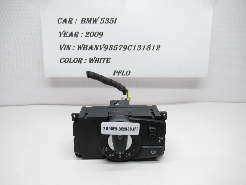 08-10 BMW 528I 535I Headlight Control Dimmer Switch 913557401 OEM