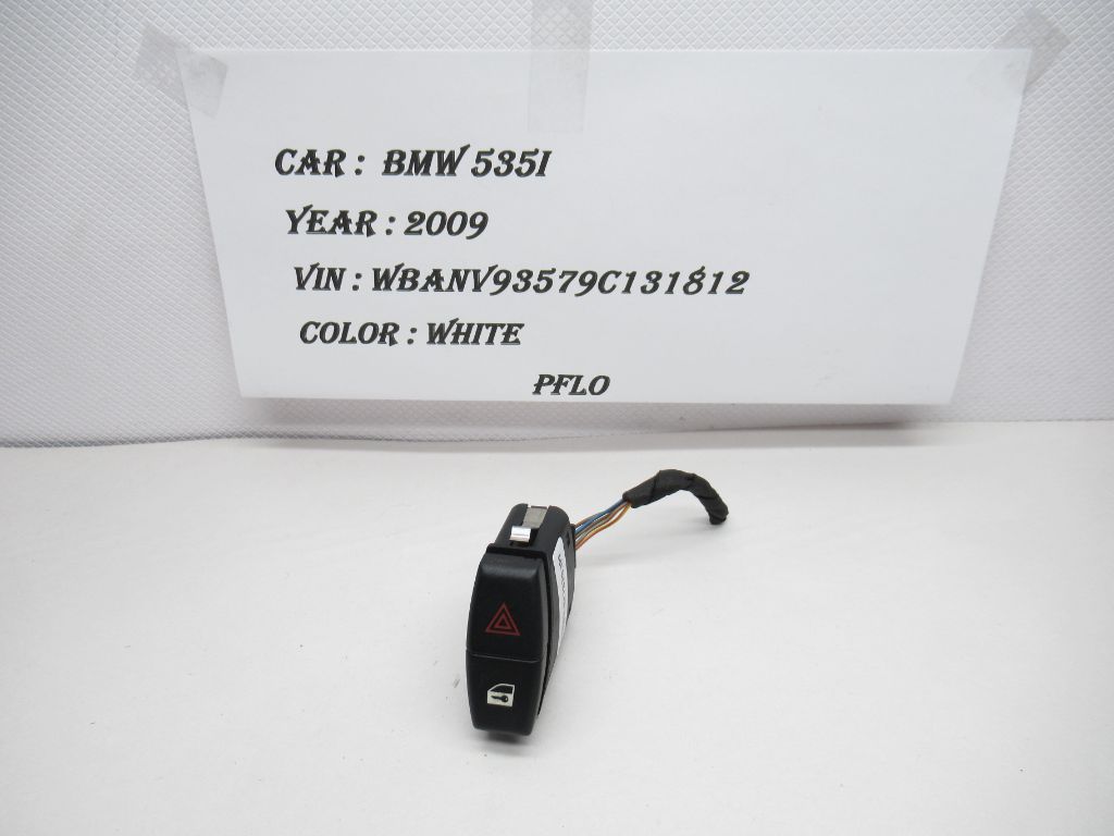 2008-2009 BMW 535I Hazard Central Power Lock Switch 61.31-6 919 506- 06 OEM