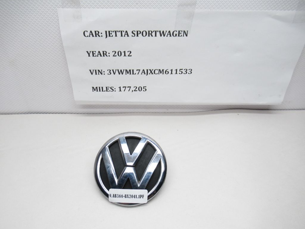 2010-2014 Volkswagen Hatch Emblem 1K9853630 OEM