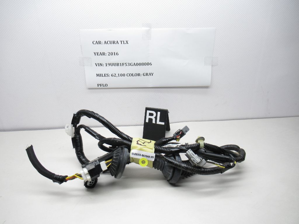 2015-2020 ACURA TLX Rear Left Door Wire Wiring Harness 32754-TZ3-A100 OEM