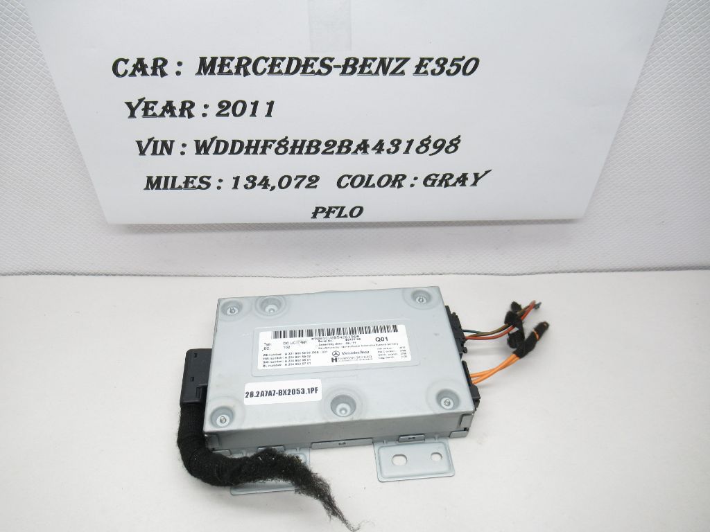 2006-2016 Mercedes E350 Communication Interface Module A2219005903 OEM