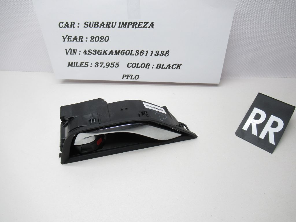 09-20 Subaru Impreza Rear Right Interior Door Handle 61051FJ001VH OEM
