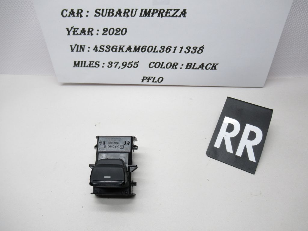 17-23 Subaru Impreza Rear Right Side Door Window Switch 83071FL22A OEM