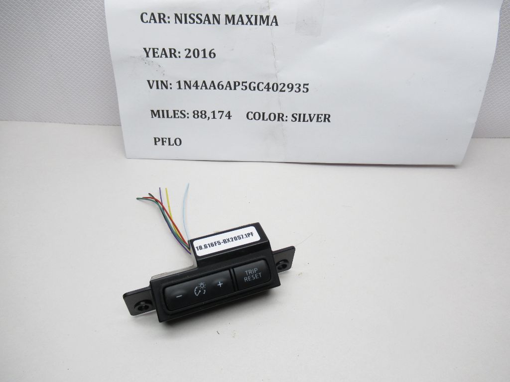 2016 Nissan Maxima Switch Bezel 684104RA1A OEM