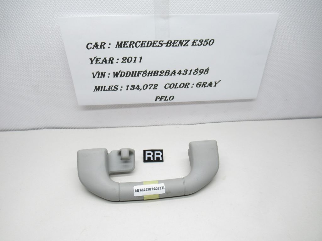 2010-2016 Mercedes E350 Rear Right Side Interior Roof Grab Handle 2048100151 OEM