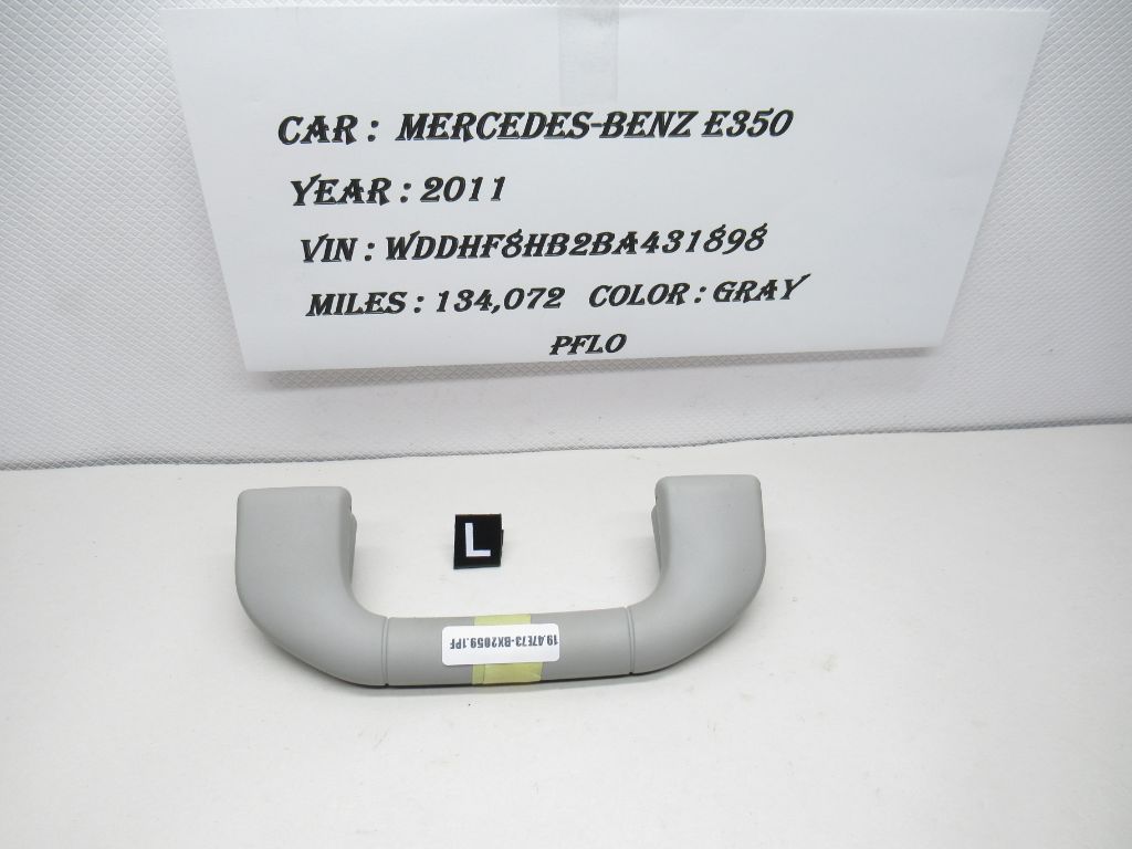 2010-2016 Mercedes-Benz E350 Left Side Interior Roof Grab Handle 2048100051 OEM