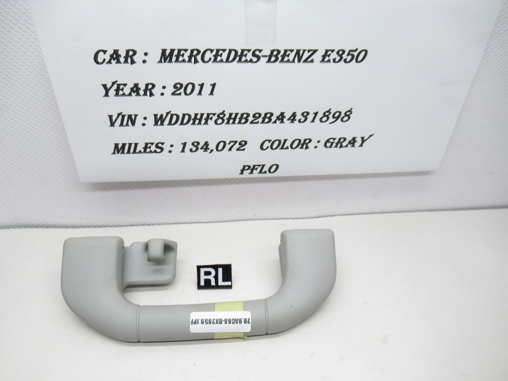 2010-2016 Mercedes E350 Rear Left Side Interior Roof Grab Handle 2048100151 OEM