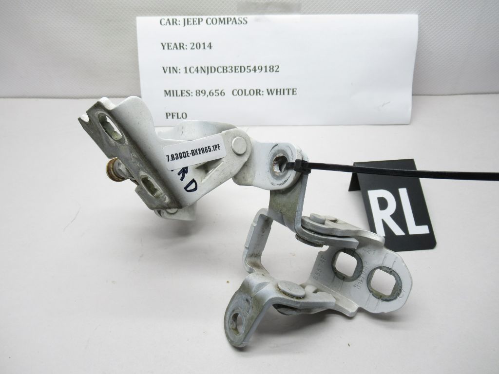 2007-2017 Jeep Compass Rear Left Side Lower & Upper Door Hinge 85574F OEM