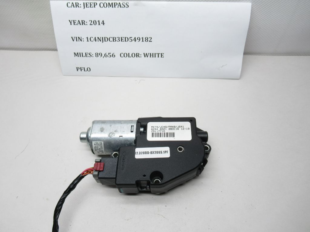 2014-2017 Jeep Compass Sunroof Motor 2911771D OEM