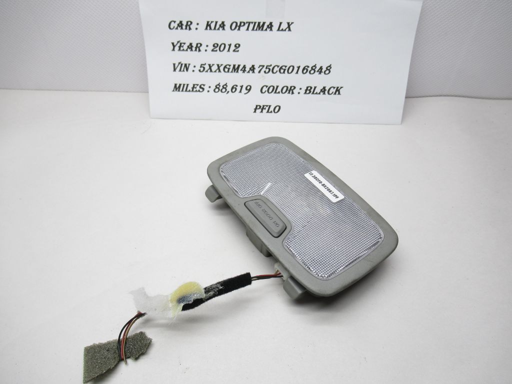 2012 Kia Optima LX Rear Overhead Dome Map Light 92850-2TXXX OEM