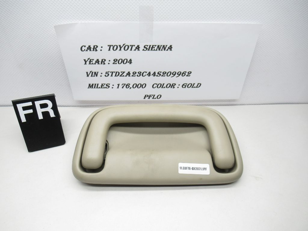 2004-2010 Toyota Sienna Front Right Entry Roof Grab Handle 827949 OEM